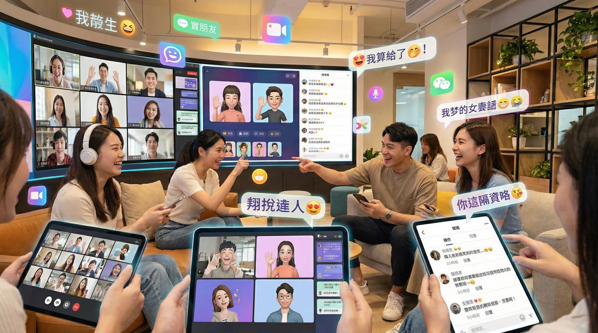 捷克街头甜心社区互动场景